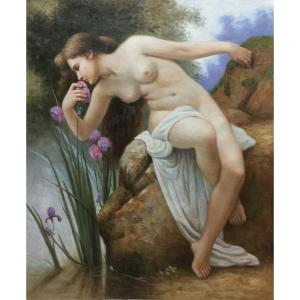 艺术品图片：艺术家朱世想油画作品名称《【裸女系列】作者朱世想 临摹》价格1080.00 元