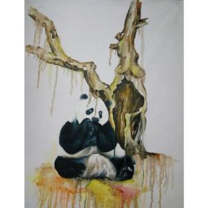 艺术品图片：艺术家兰笑凤油画作品名称《【枯木】作者兰笑凤》价格6720.00 元