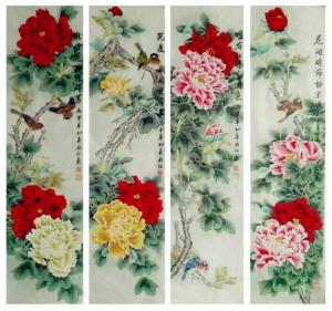 艺术品图片：艺术家刘永红国画作品名称《花开富贵》议价