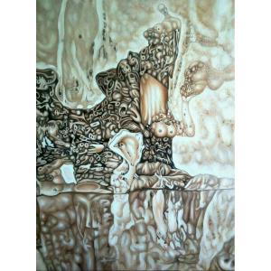 艺术品图片：艺术家雷寿平油画作品名称《【世纪神话二】作者雷寿平》价格20000.00 元