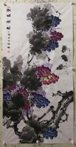 艺术品图片：艺术家韩宗华国画作品名称《紫气东来》价格4000.00 元