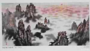 艺术品图片：艺术家马曙光国画作品名称《《黄山日出》》议价