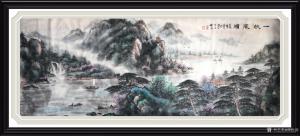 艺术品图片：艺术家谭松涛国画作品名称《一帆风顺》议价