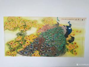 艺术品图片：艺术家胡记领国画作品名称《锦上添花》价格1600.00 元