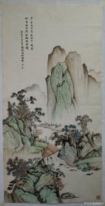 艺术品图片：艺术家杨国钧国画作品名称《山水画》价格5000.00 元