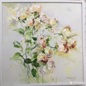 艺术品图片：艺术家周海波油画作品名称《北欧风格花卉2》价格800.00 元