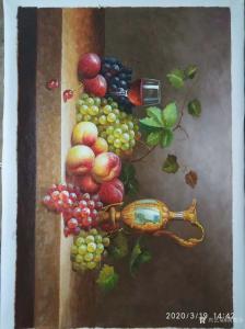 艺术品图片：艺术家黄联合油画作品名称《静物写生-水果》价格2000.00 元