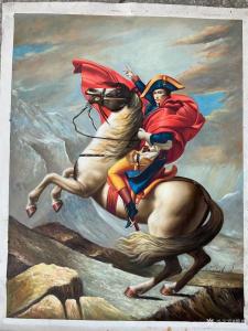 艺术品图片：艺术家黎群油画作品名称《拿破仑包框包邮》价格1000.00 元