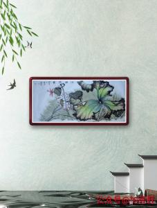 艺术品图片：艺术家雅涵一一主人凤喜国画作品名称《清雅荷香2》议价