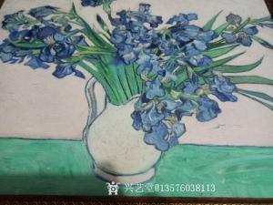 艺术品图片：艺术家13576038113油画作品名称《兰色紫荆花》价格6800.00 元