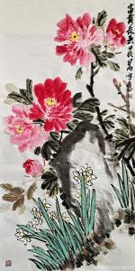 艺术品图片：艺术家书画家韩星雨国画作品名称《富贵长春》价格20000.00 元
