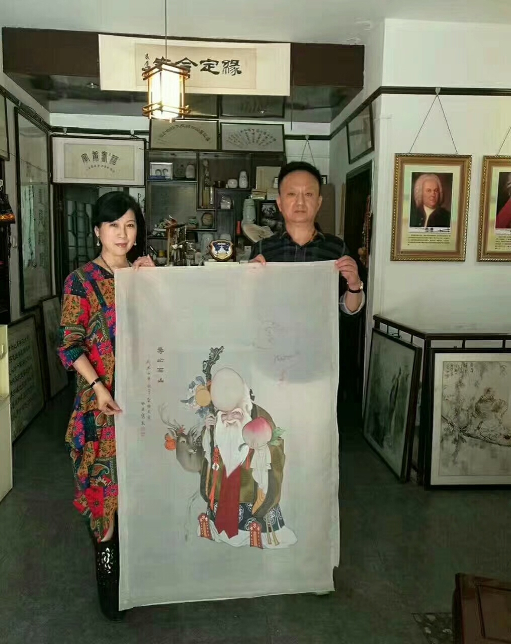 邓凌鹰生活:我与著名画家李相民老师合作过的