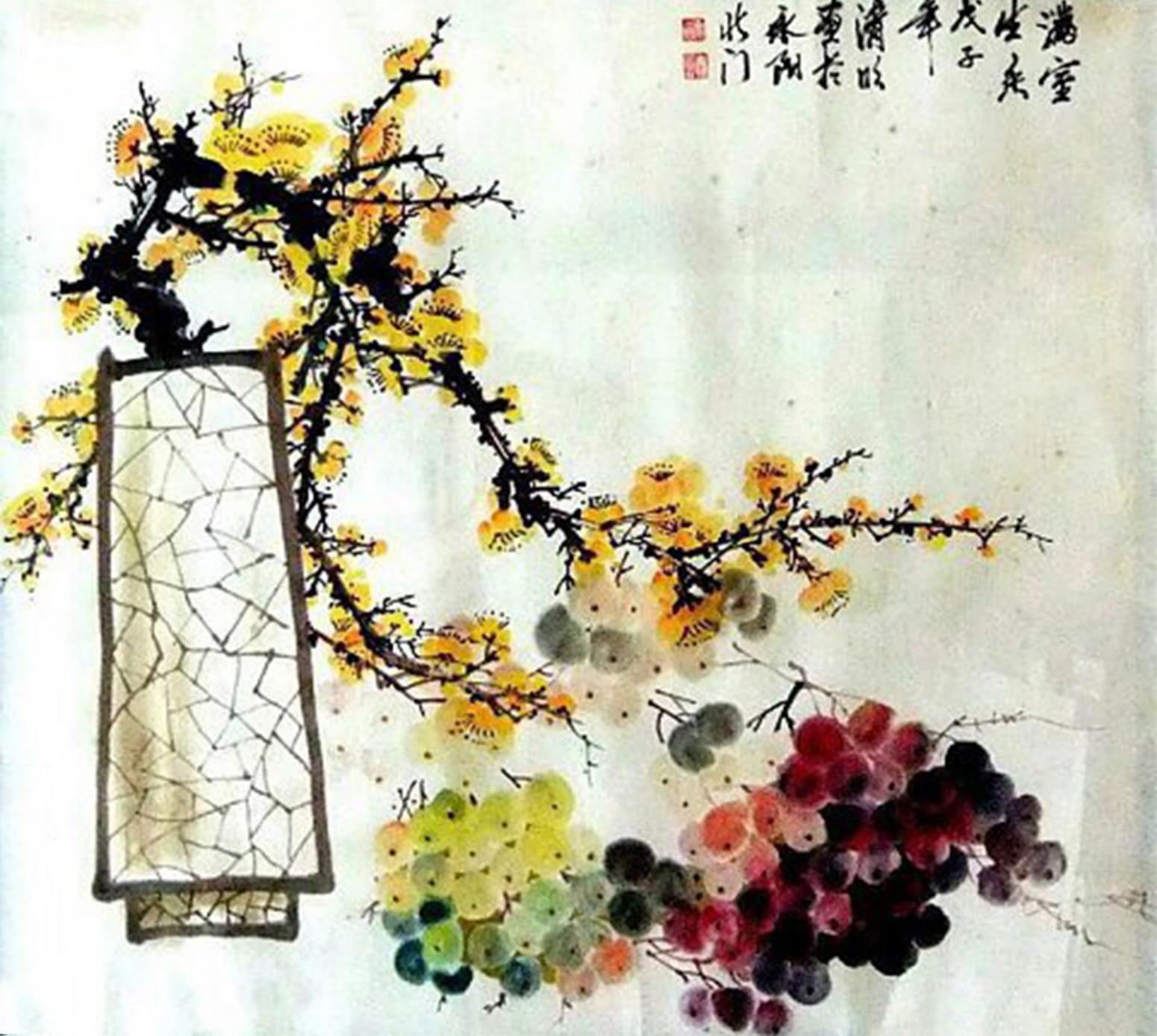 魏太兵国画作品《【花卉】作者魏太兵》【图0】