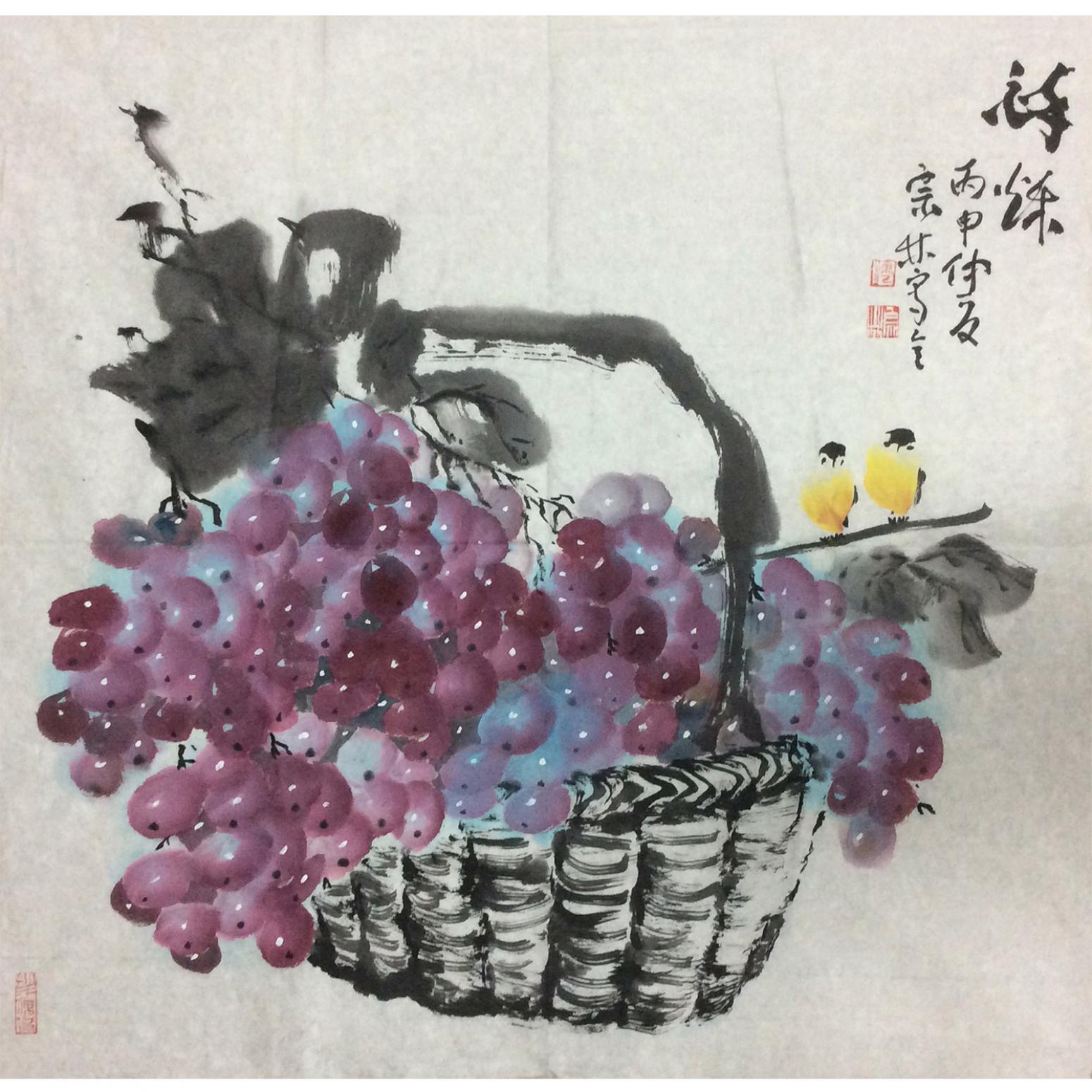 陈宗林国画作品《【醉秋】作者陈宗林》