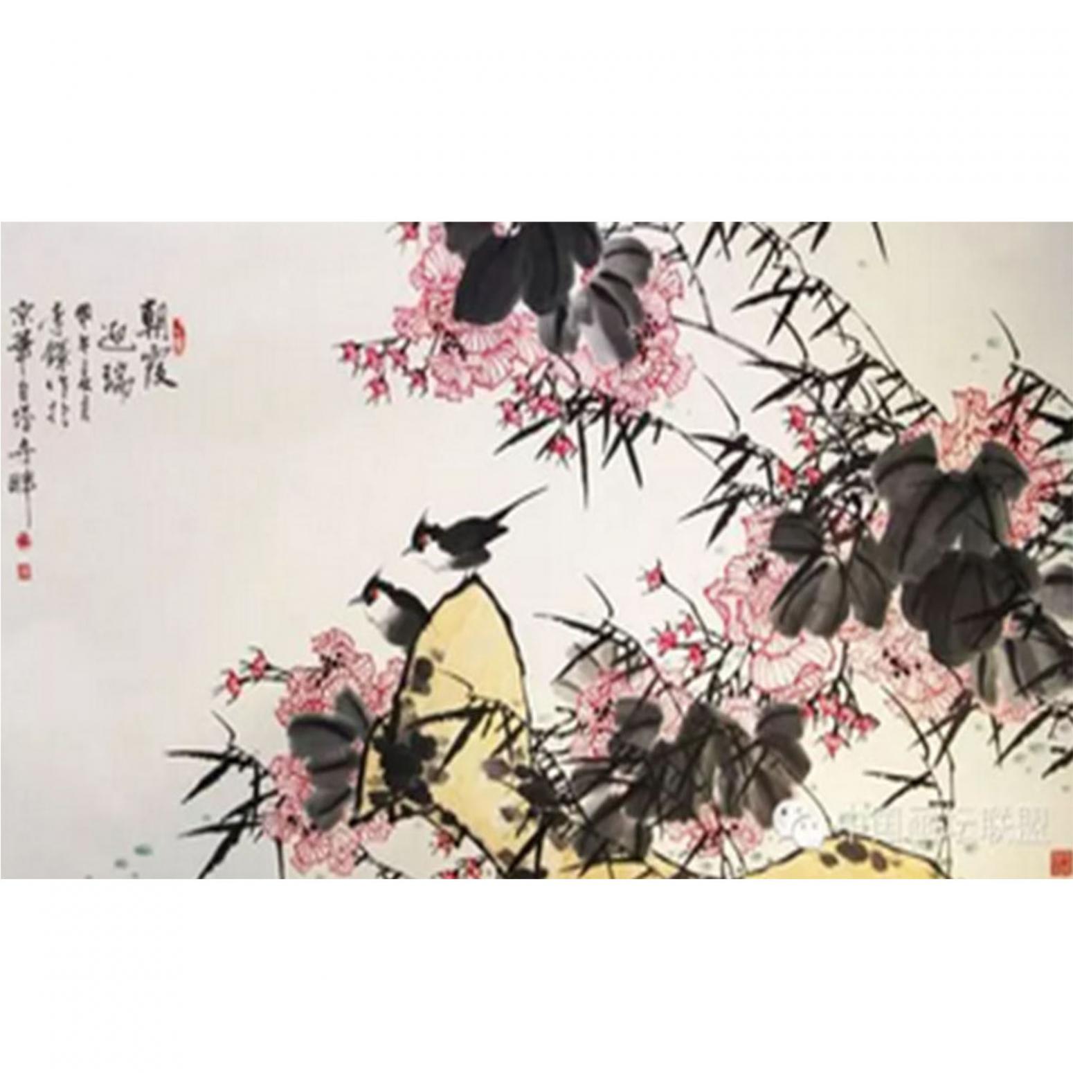 李铎国画作品《【花鸟4】作者李铎》