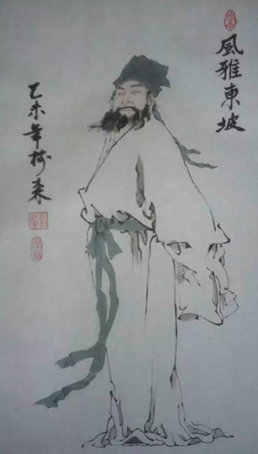 许树森国画作品《【风雅东坡】作者许树森》【图0】