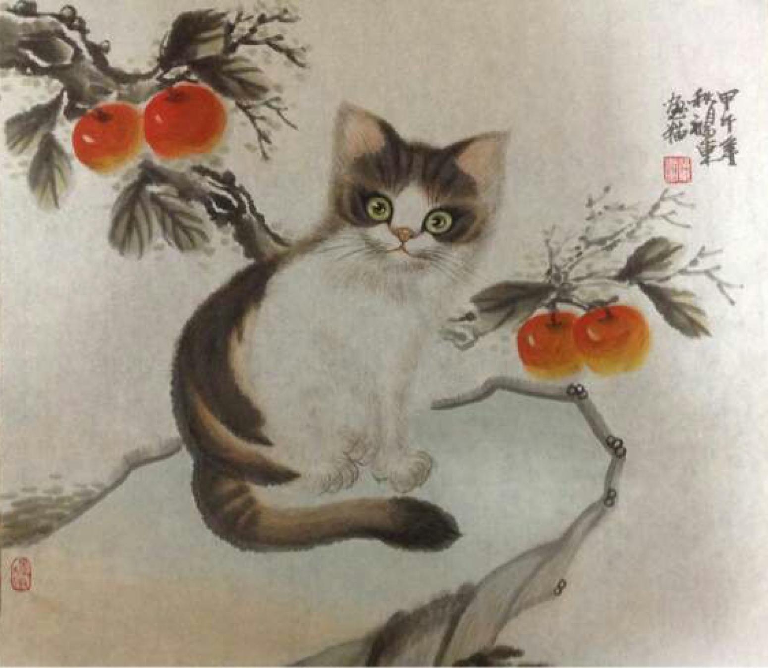 于福东国画作品《【小猫5】作者于福东》【图0】