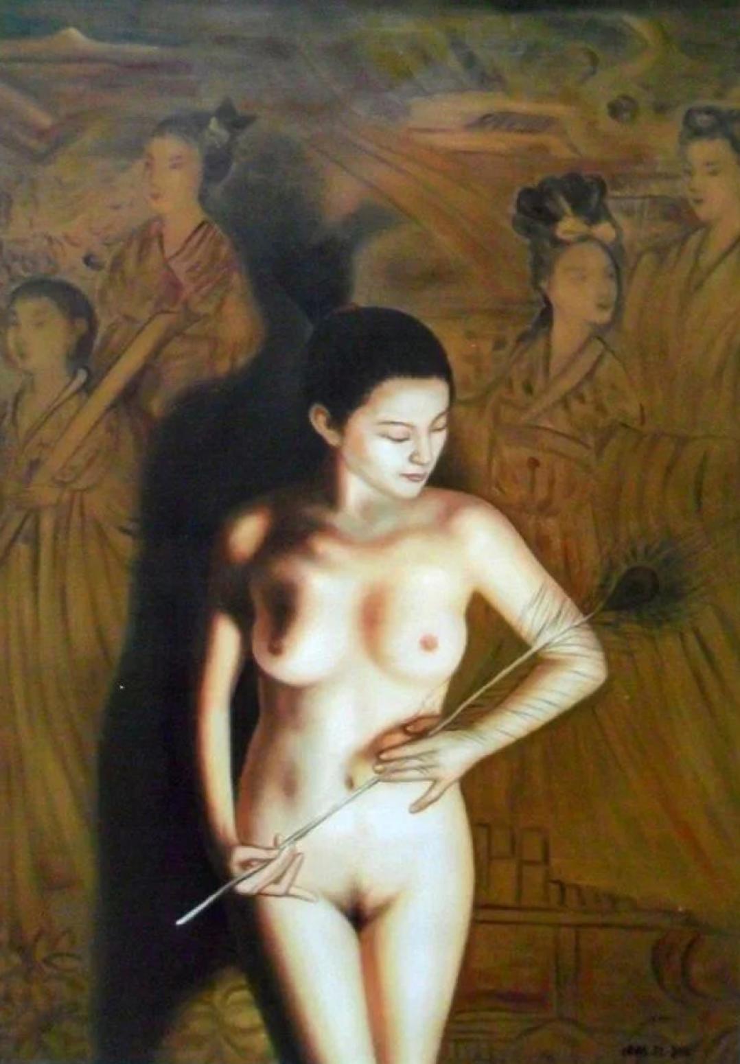 陈力油画作品《女人体油画》【图0】