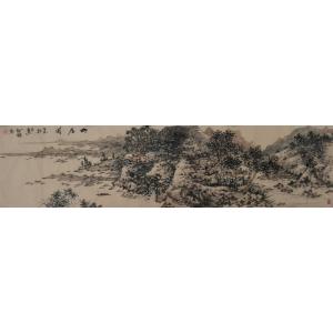 郎祎国画作品《【幽居图2】作者郎祎》价格4800.00元