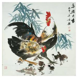 卢士杰国画作品《【平安大吉2】作者卢士杰》价格768.00元