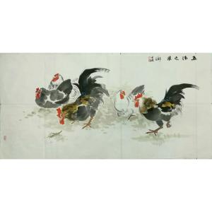 卢士杰国画作品《【五吉6】作者卢士杰》价格1536.00元