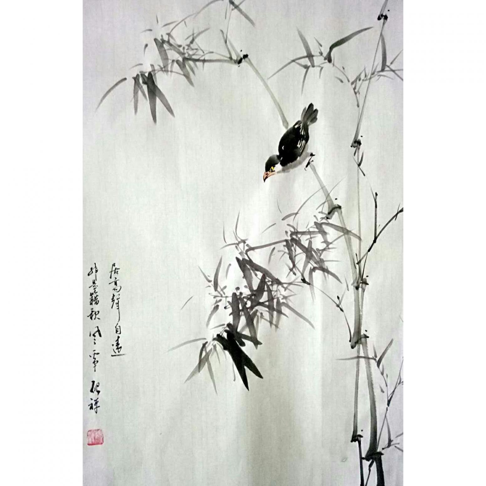 张清永国画作品《【节节高升】》