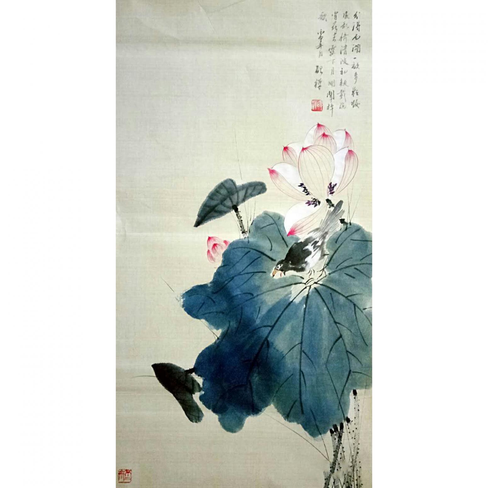 张清永国画作品《【荷花27】》