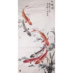 王君永国画作品《【六顺图】作者王君永》价格1152.00元