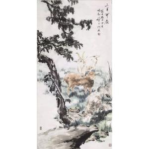 王君永国画作品《【三羊开泰】作者王君永》价格1152.00元