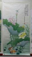 艺术家吴宝林日记:我的近期作品。本焕长老画像、荷花图、菊花图、飞鸟图【图2】