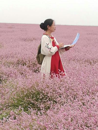 蔡国英日记-花海争娇艳，良辰共此时(余干蓼子花海采风)【图1】