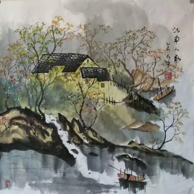 吉大华日记-水秀山清眉远长，归来闲倚小阁窗。【图1】