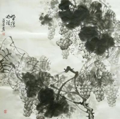 胡小炜（润德）日记-69×69cm
胡小炜（润德）【图1】