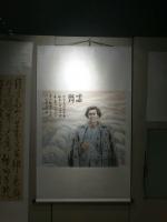 艺术家刘建国日记:纪念毛主席诞辰书画展，我的国画作品《峥嵘岁月》，《东方》等参【图4】