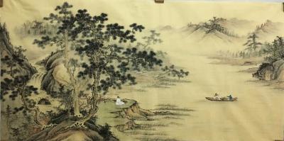 李伟成日记-精品国画四尺仿古山水，欢迎订制【图3】