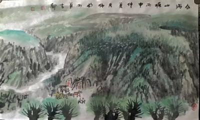 陈秀梅日记-把自己两年前的作品拿出来晒晒 国画 山山水水 风景是画 画亦是风景 大家海涵  【图4】