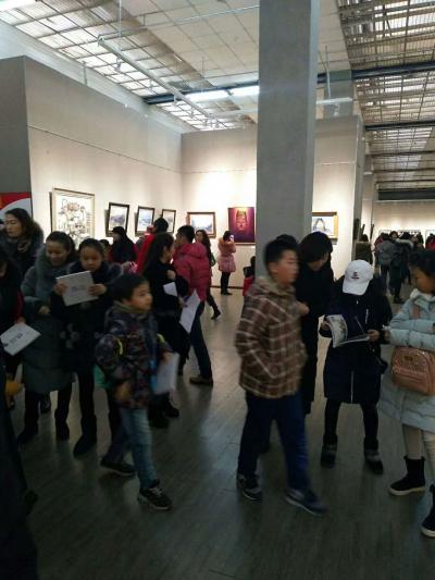 刘永铎生活-童心·同梦2018师生书画展，开幕式现场！欢迎各界老师，朋友交流指导合作！176【图9】