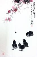 艺术家龚光万收藏:国画《喜从天降》，在这戊戌元春之际，我祝福朋友们新年祥瑞！万【图0】