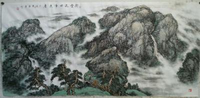 赵胜东日记-八尺整张和六尺整张山水【图8】