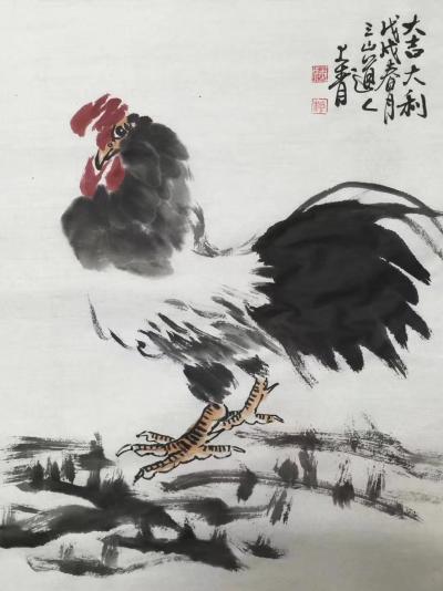 柳士才日记-两幅“大吉大利” 柳士才老师作品 有喜欢的朋友可以联系私聊【图1】