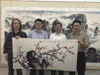 艺术家金新宇生活:与广州画松大师罗树辉等共同作画，又瞎整了一回【图5】