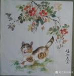 徐如茂日志-国画动物猫系列《主人不在家》，猫是宠物中永恒的话题，曾经笔下【图1】