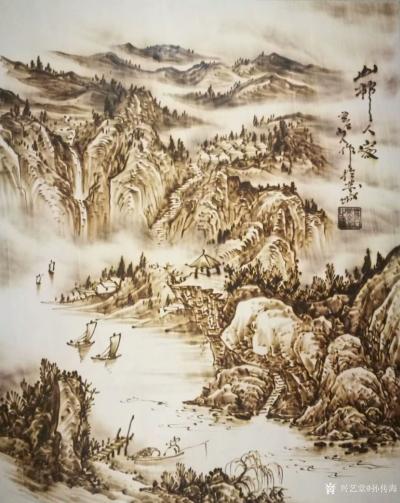 孙传海日记-孙传海烙画艺术作品
《春回大地》
春回大地人间暖，
桃红柳绿又一春。
去【图3】