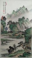 艺术家杨玉忠日记:国画山水画《湖山清夏》《行到水穷处，坐看云起时》《山静似太古【图0】