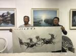 邵西安日志-新作于南京。国画奔马系列作品：《唐韵雄风》，《马到成功》，《【图2】