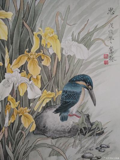 王嵩淼日记-《思》思这个字深意很多，人们思想亲人，思念同学，思想小的时候的一些乐趣。翠鸟在思【图2】