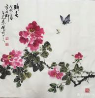 艺术家吴景砚日记:国画写意花鸟画新作《醉春》，《紫雪凝香》，《浩然正气》，请大【图2】