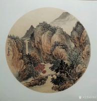 艺术家高勇利日记:国画山水画斗方一组，50*50cm，欢迎订制【图0】