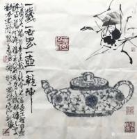 艺术家金新宇收藏:百名画家合作百壶工程，现已邀请了八十多位全国各地的画家合作，【图1】