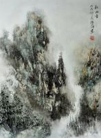 艺术家陈刚日记:《无尘图》《秋山图》，夏日问秋寒，今日画了两幅，实在画不动了【图0】